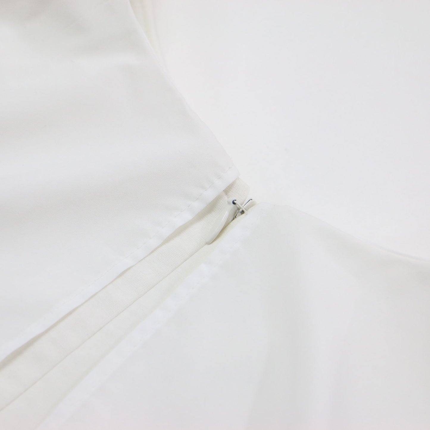 23秋冬 ハイゲージ ポンチ ラッフルカラー プルオーバー / ブラウス カットソー 長袖 Vネック フリル コットン