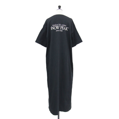 × JOURNAL STANDARD relume 別注 23春夏 バックロゴ Tシャツ ワンピース / ロング 五分袖 クルーネック ポケット