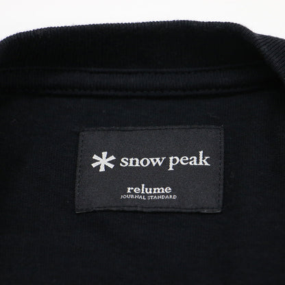 × JOURNAL STANDARD relume 別注 23春夏 バックロゴ Tシャツ ワンピース / ロング 五分袖 クルーネック ポケット