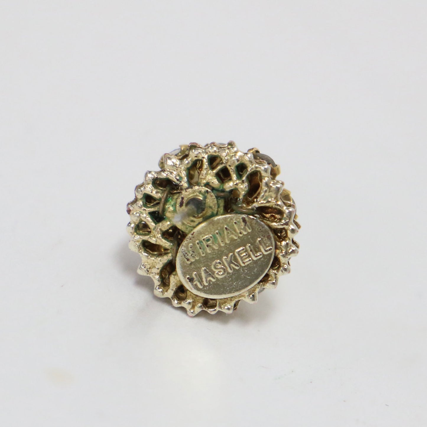 パール ビジュー スタッド ピアス / 両耳用 ラインストーン