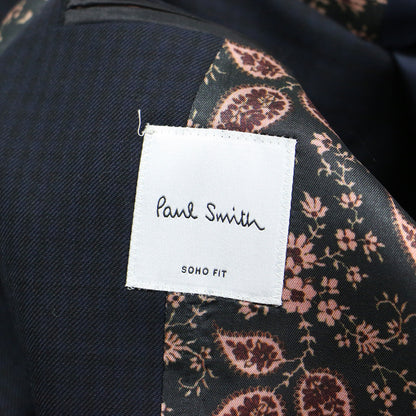 ステッチ トラベル スーツ ジャケット パンツ / テーラードジャケット スラックス テーパード チェック柄 ウール