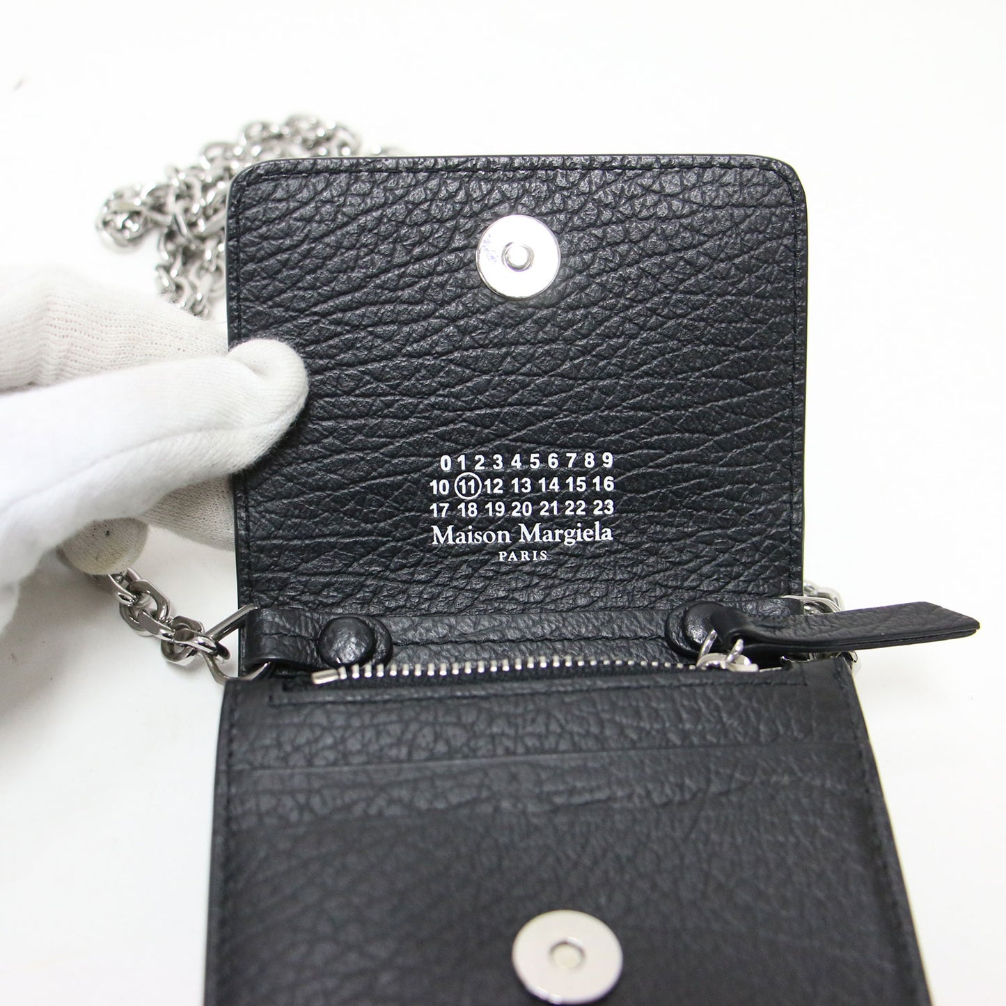 レザー スモール チェーンウォレット S56UI0148 P0399 / ショルダーバッグ 財布 クロスボディ