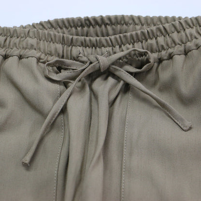 24秋冬 ストレッチツイル イージーパンツ / ベイカーパンツ テーパード ウエストゴム