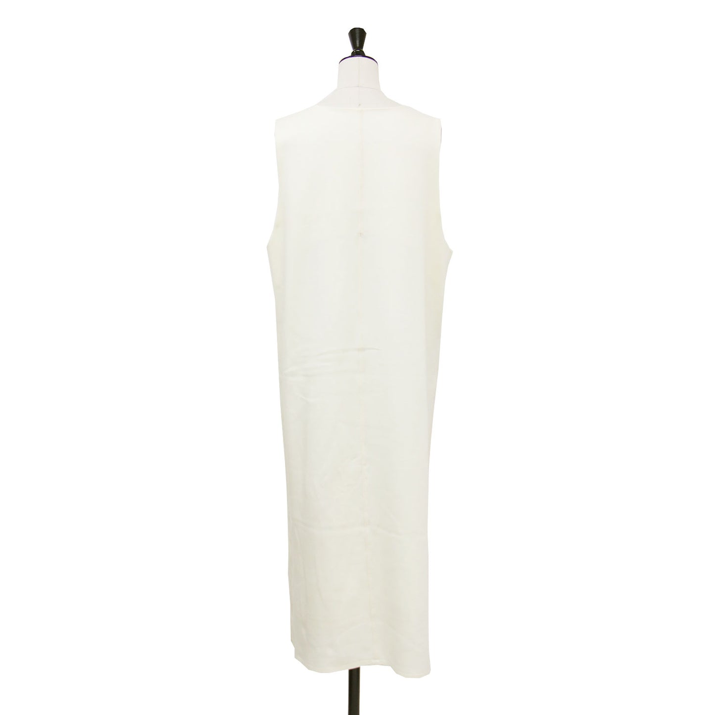 22春夏 Vネック レイヤード ワンピース / ジャンパースカート ロング ノースリーブ