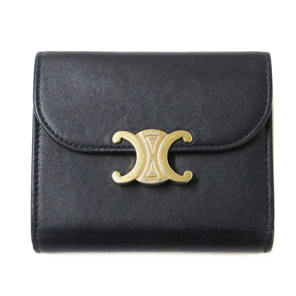 スモール フラップ ウォレット トリオンフ / 三つ折り 財布 金具 レザー