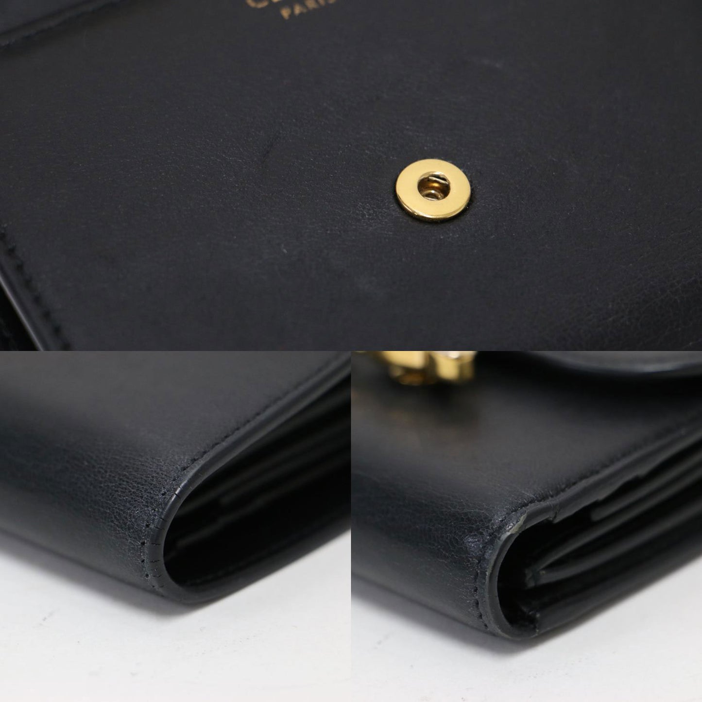 スモール フラップ ウォレット トリオンフ / 三つ折り 財布 金具 レザー