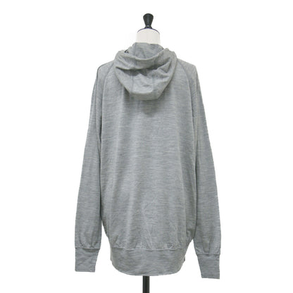 メリノウール ジップ フーディー / 100% Merino Zip Hoody パーカー ラグランスリーブ
