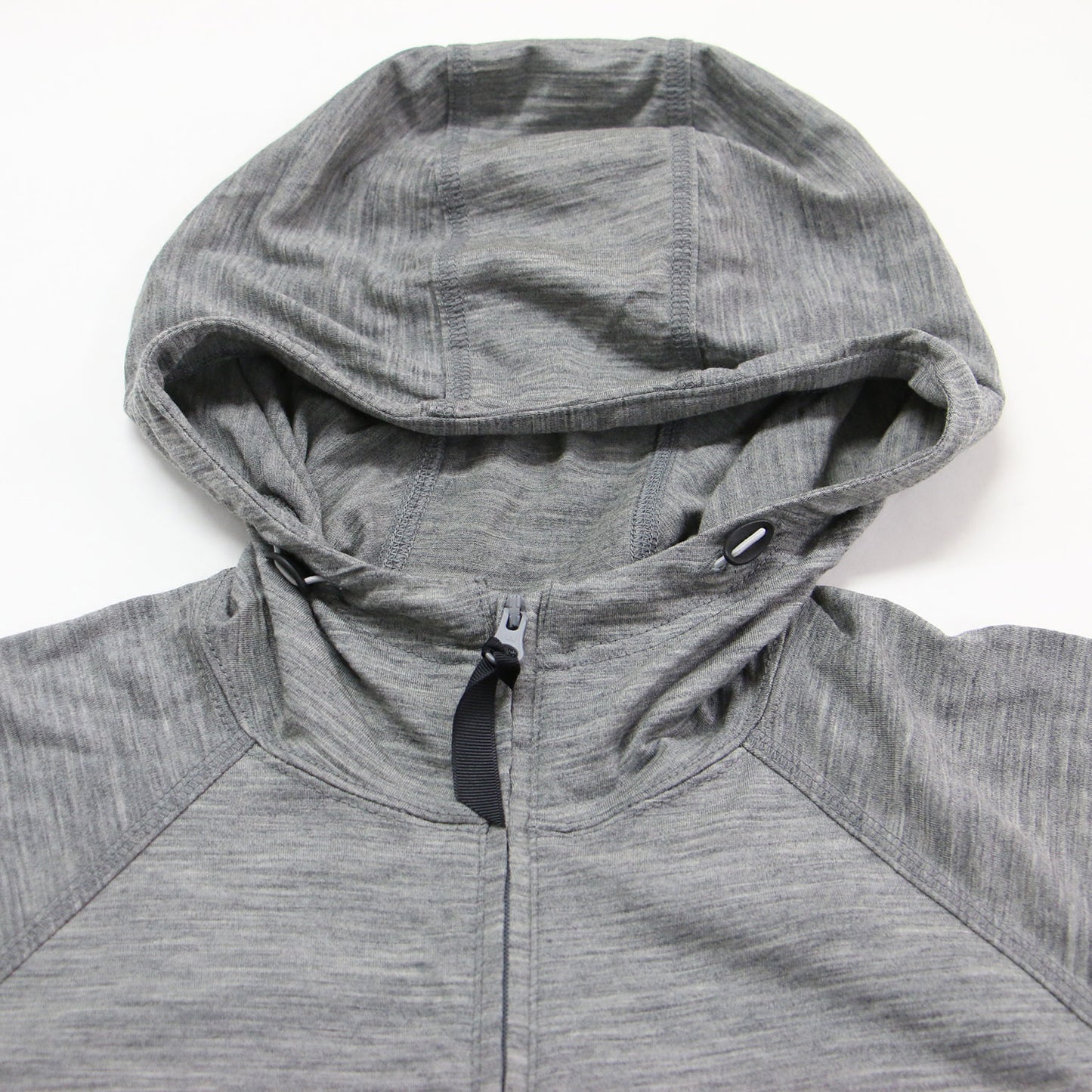 メリノウール ジップ フーディー / 100% Merino Zip Hoody パーカー ラグランスリーブ