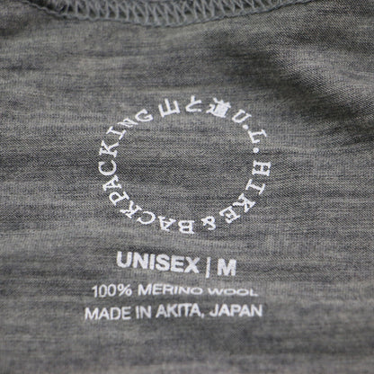 メリノウール ジップ フーディー / 100% Merino Zip Hoody パーカー ラグランスリーブ