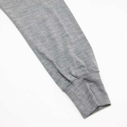 メリノウール ジップ フーディー / 100% Merino Zip Hoody パーカー ラグランスリーブ