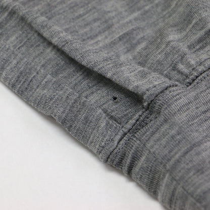 メリノウール ジップ フーディー / 100% Merino Zip Hoody パーカー ラグランスリーブ