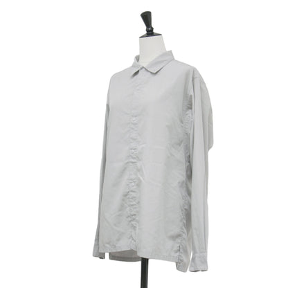 バンブー 長袖 シャツ / Bamboo Shirt ブラウス レギュラーカラー 竹