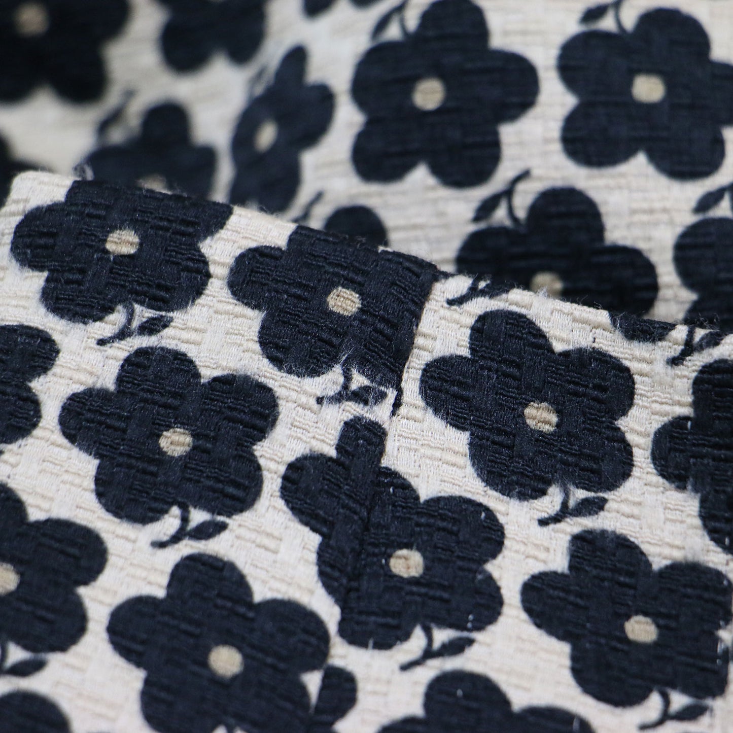 花柄 タック スカート / ミディ丈 フレア