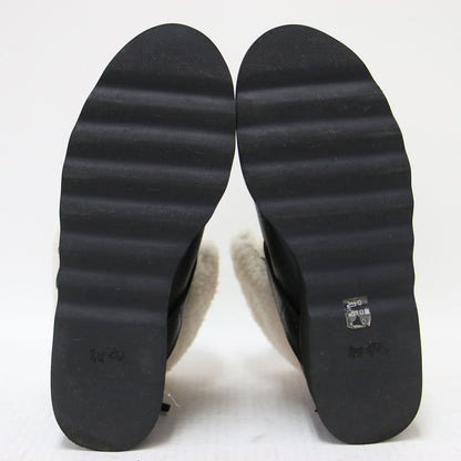 ボア付き レザー ショート ブーツ / URBAN HIKER SHEARLING POP プラットフォーム 厚底