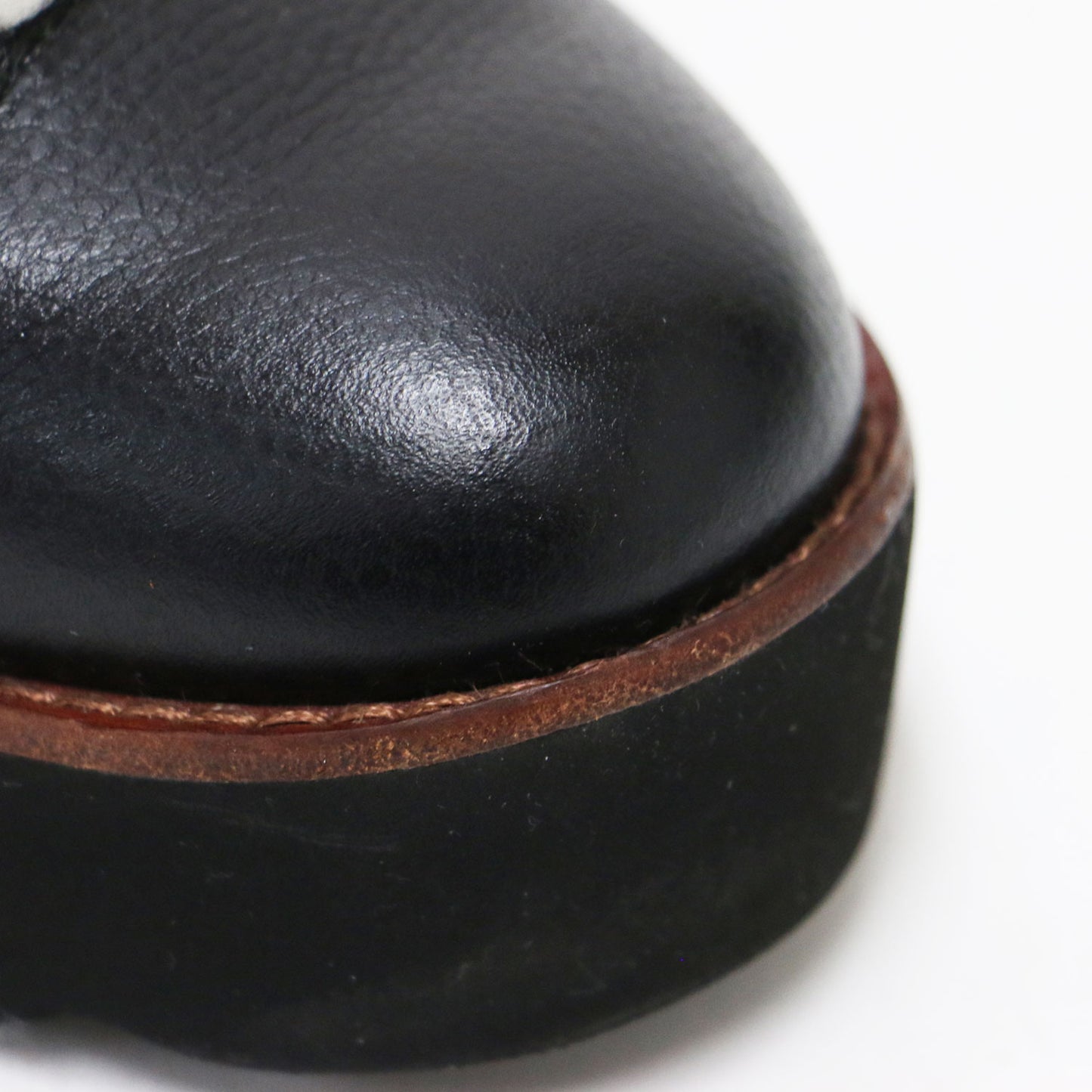 ボア付き レザー ショート ブーツ / URBAN HIKER SHEARLING POP プラットフォーム 厚底