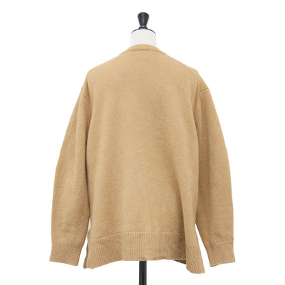 スーパージーロン ウール ボタン カーディガン / SUPER GEELONG Aライン ソフトタッチ