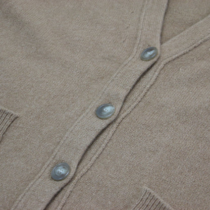 スーパージーロン ウール ボタン カーディガン / SUPER GEELONG Aライン ソフトタッチ