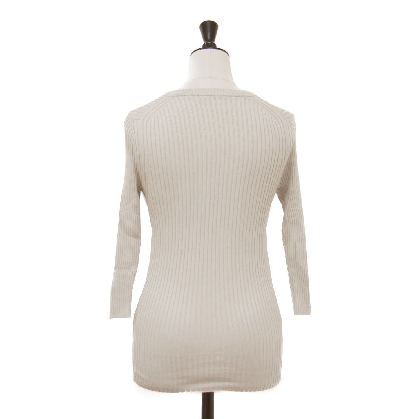 25春夏 コットン リブ ニット / COTTON RIB KNIT プルオーバー 長袖 クルーネック