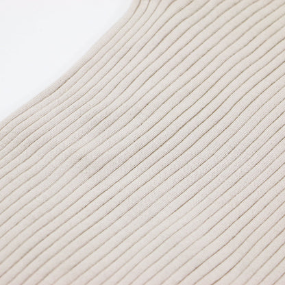 25春夏 コットン リブ ニット / COTTON RIB KNIT プルオーバー 長袖 クルーネック