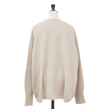 25秋冬 Fine ニュージーウール ニュアンス Vプルオーバー / ニット Vネック 長袖