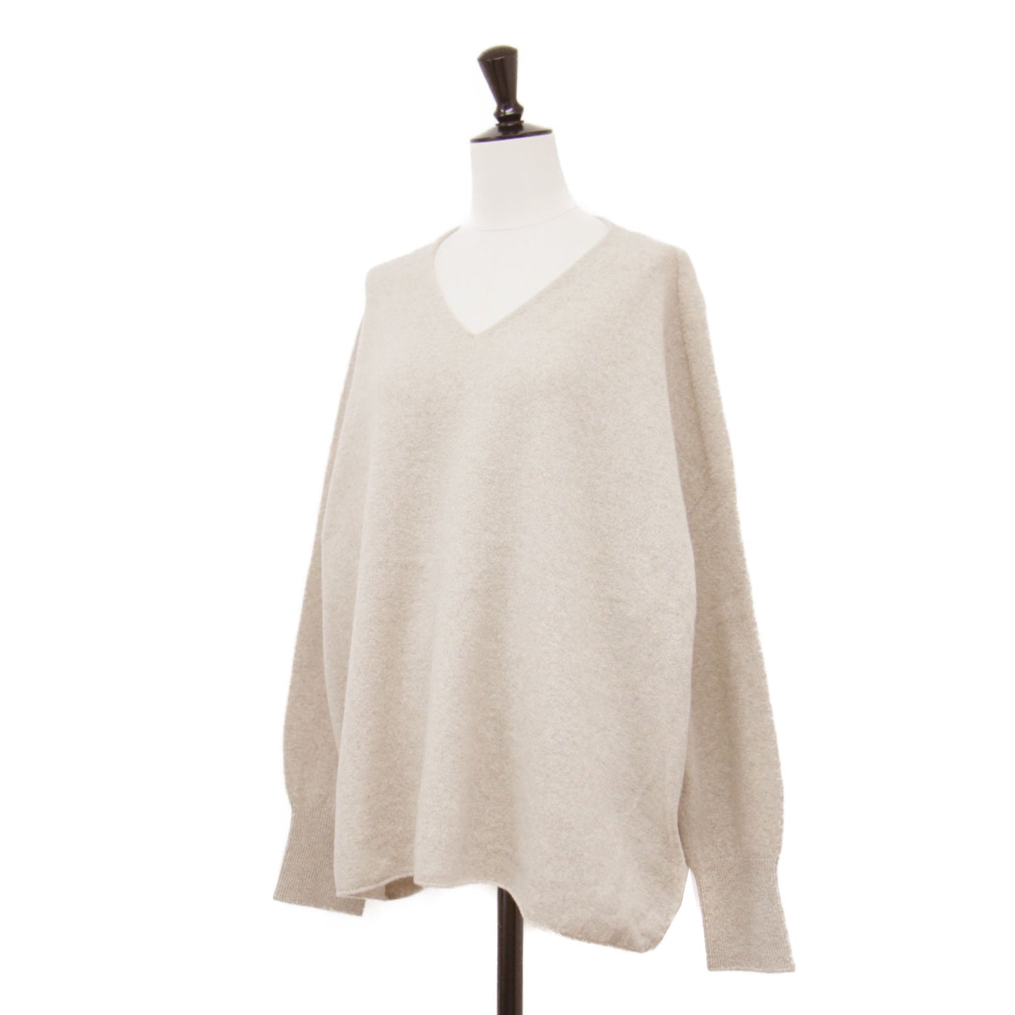 25秋冬 Fine ニュージーウール ニュアンス Vプルオーバー / ニット Vネック 長袖
