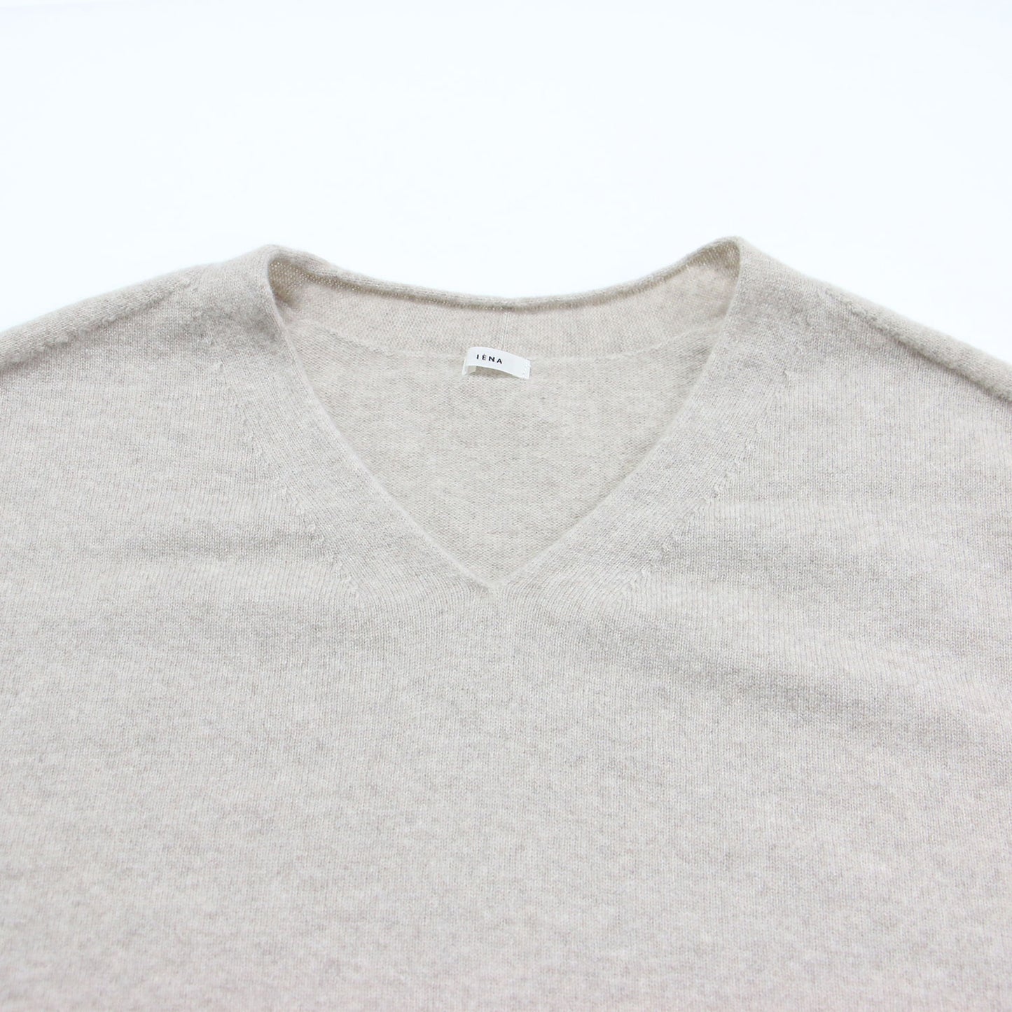 25秋冬 Fine ニュージーウール ニュアンス Vプルオーバー / ニット Vネック 長袖