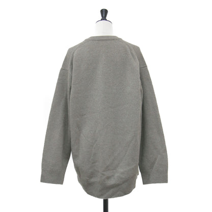 25秋冬 ウール Uネック プルオーバー / MY_Uneck ニット 長袖 オーバーサイズ