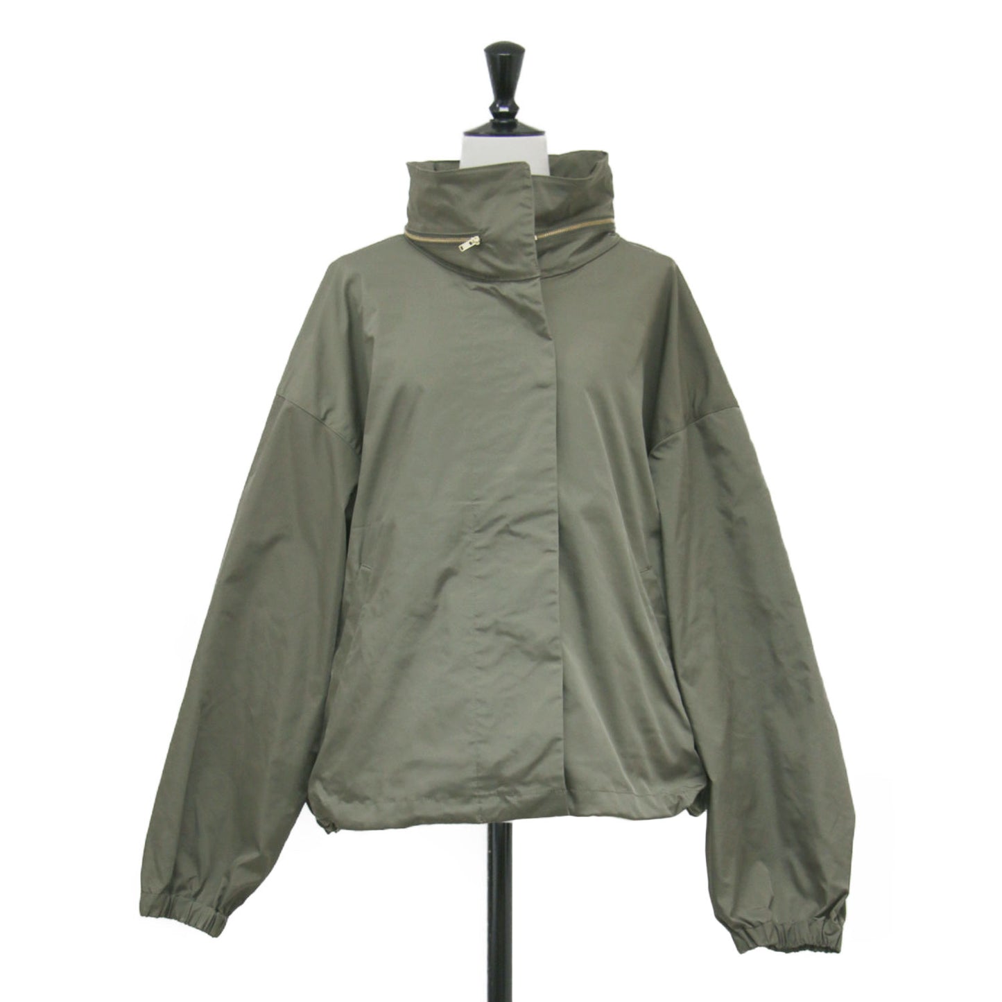 25秋冬 WASHED STAND ZIP ブルゾン / ジャケット スタンドカラー フード付き ジップアップ