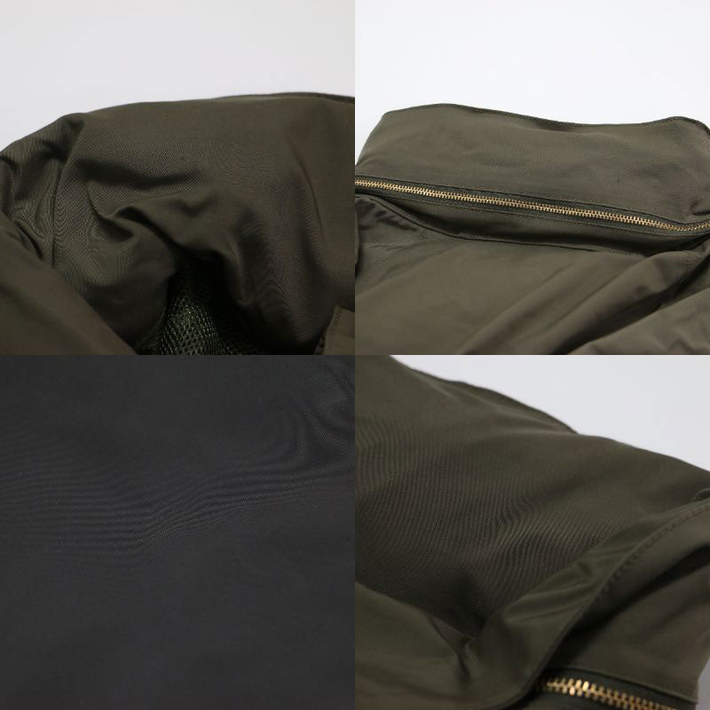 25秋冬 WASHED STAND ZIP ブルゾン / ジャケット スタンドカラー フード付き ジップアップ