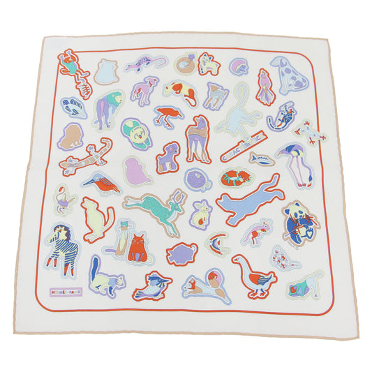 25春夏 カレ45 ガヴロッシュ キャラクテリスティック シルク スカーフ / Caracteristick Detail