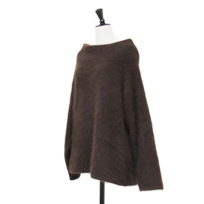 25秋冬 Fur Off Neck ニット / プルオーバー 長袖 オフショルダー ウール