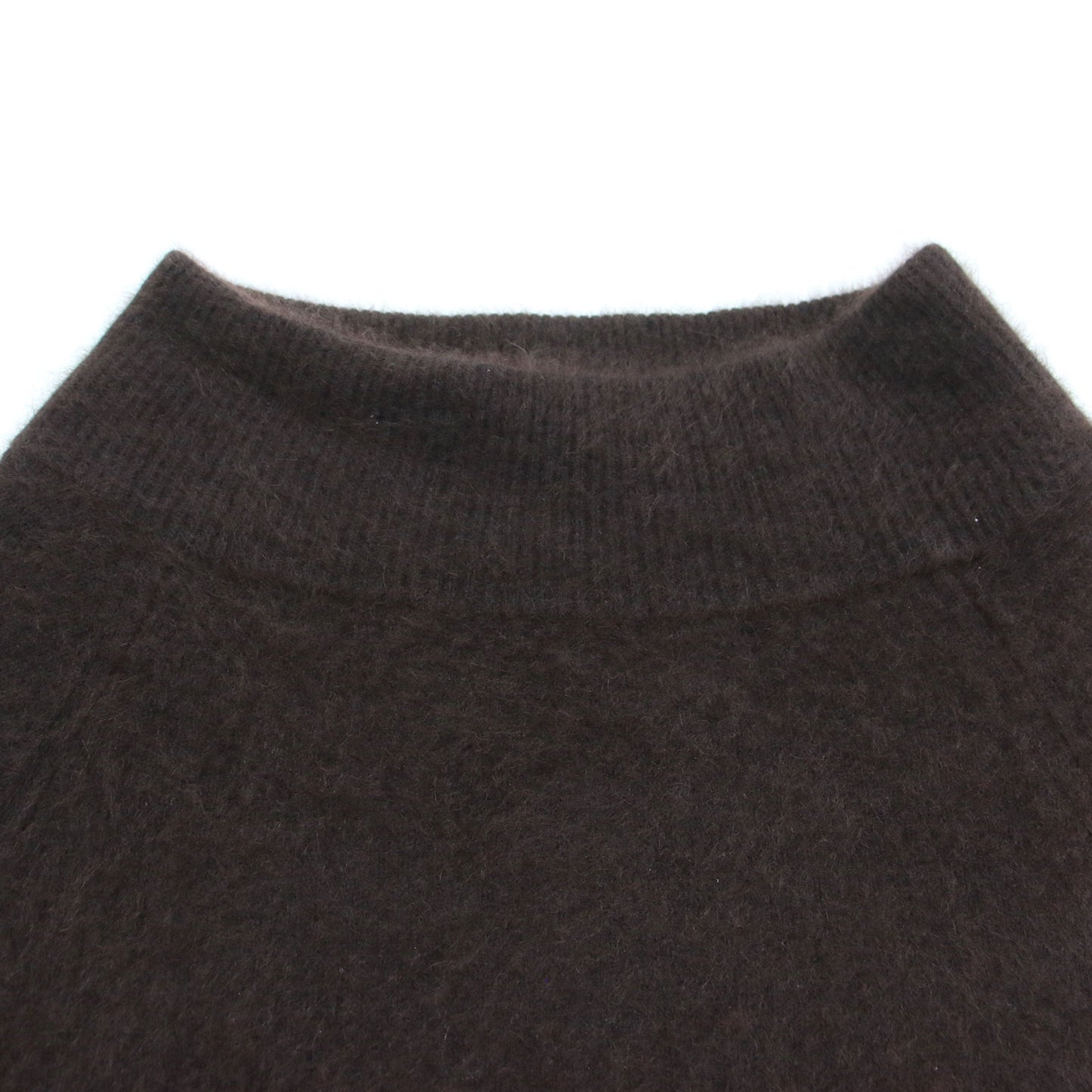 25秋冬 Fur Off Neck ニット / プルオーバー 長袖 オフショルダー ウール