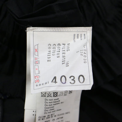 ツイード プリーツ ラップ スカート / Pleat Wrap Skirt-Tweed ミディ丈 コンビ グレンチェック ウール コットン