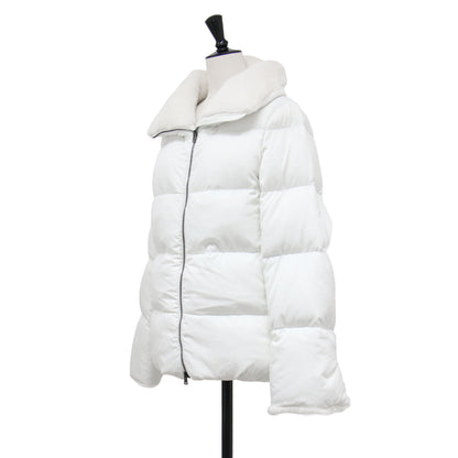 24秋冬 スタンドカラー エコファー付き ダウンジャケット / ARENDELLE BLOUSON PI001949D 12414Z ショート丈 Aライン