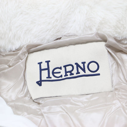 24秋冬 スタンドカラー エコファー付き ダウンジャケット / ARENDELLE BLOUSON PI001949D 12414Z ショート丈 Aライン