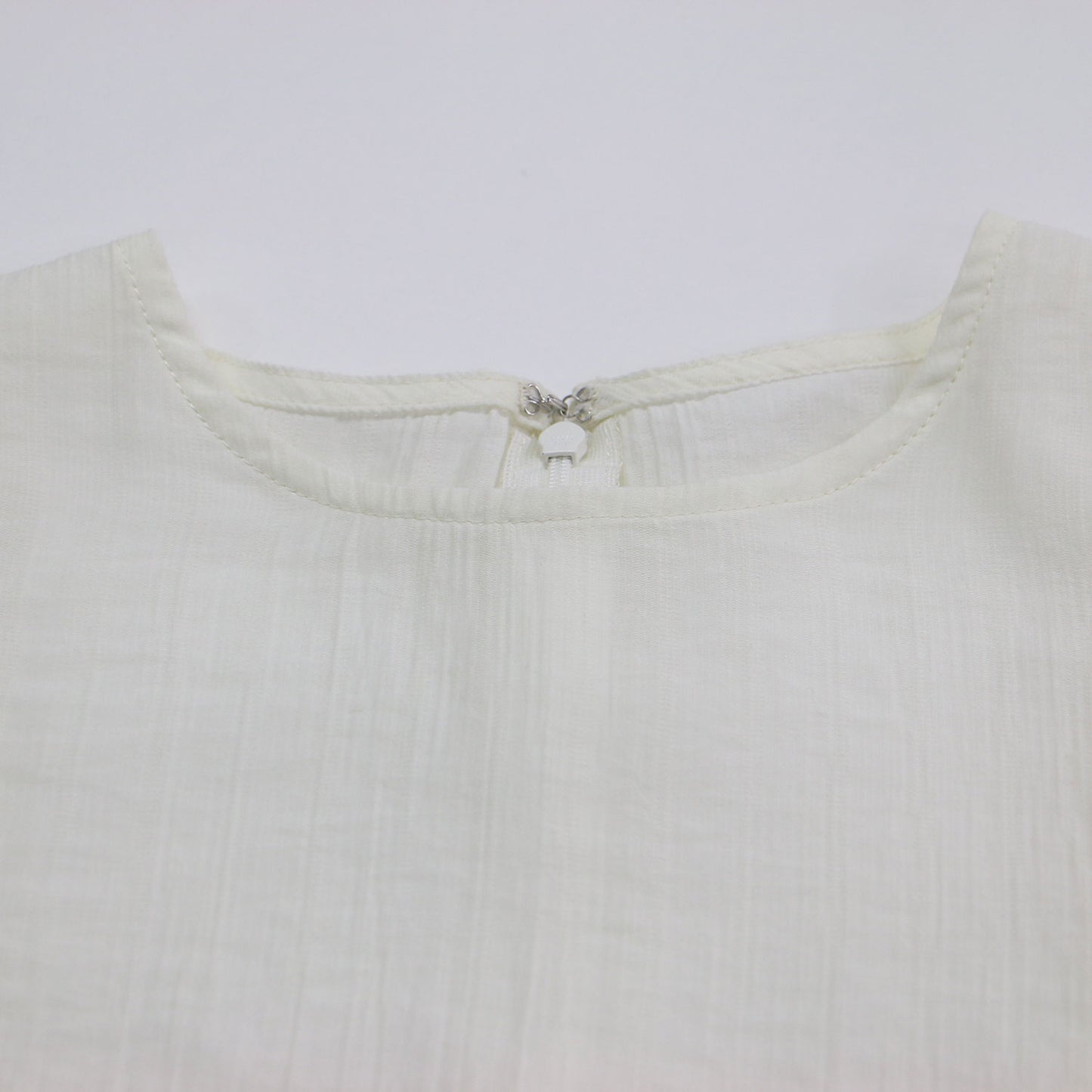 ピンタック ドルマンスリーブ ブラウス / シャツ 長袖 クルーネック ボリュームスリーブ