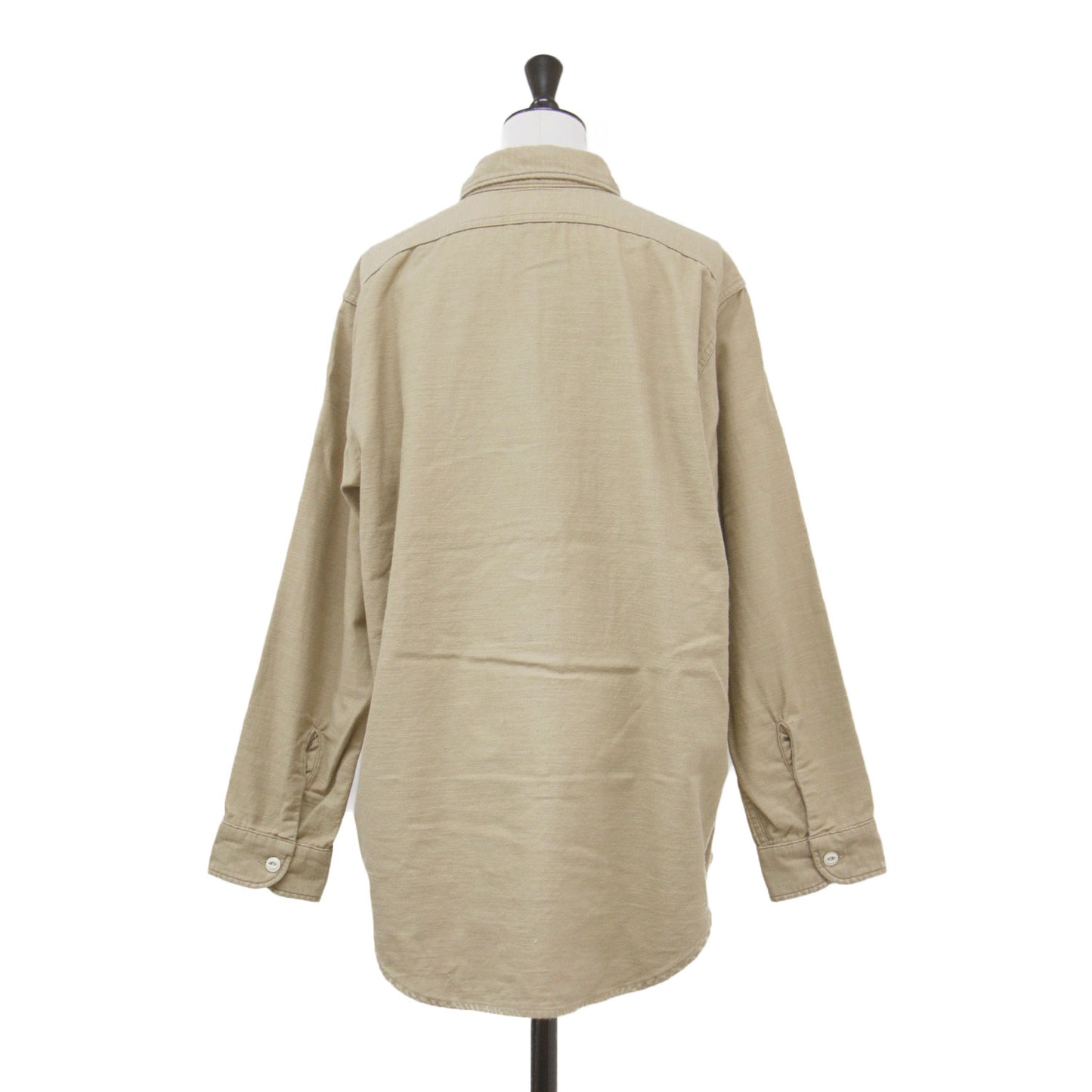 コットン 長袖 ワークシャツ / HAMPTON SH レギュラーカラー ポケット