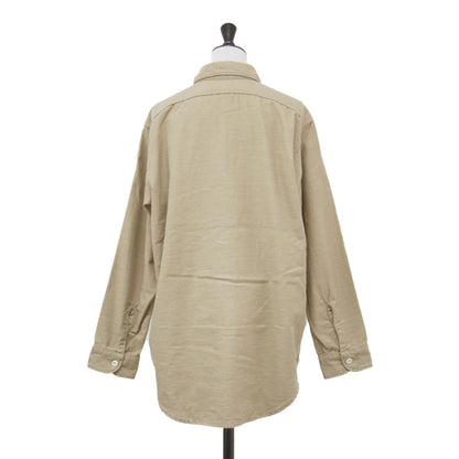 コットン 長袖 ワークシャツ / HAMPTON SH レギュラーカラー ポケット
