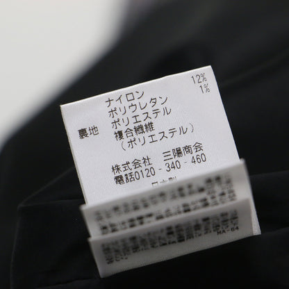 24秋冬 千鳥ウィンドペン柄 Iライン スカート / ペンシル ミモレ丈 ハイウエスト チェック ウール
