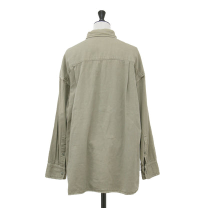 22春夏 badass シャツ / 長袖 レギュラーカラー 製品染め ツイル コットン