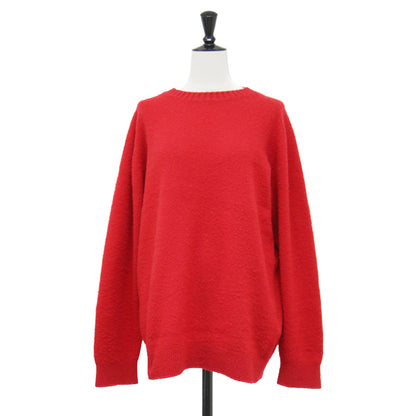 クルーネックカシミヤニット / プルオーバー 長袖 ラグラン ハイゲージ ホールガーメント編み