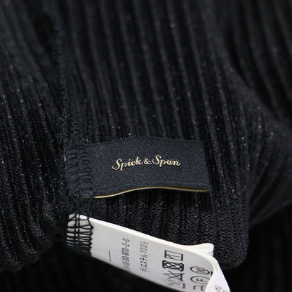 24秋冬 ラメセミワイドイージーパンツ / ストレート シアー ウエストゴム ストレッチ ペチコート付