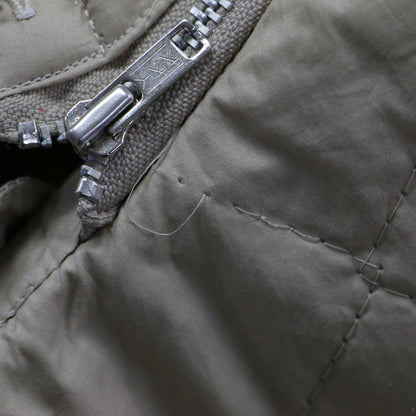 フード付き 中綿 Aラインコート / ジャケット 長袖 ミドル丈 ロゴ 刺繍