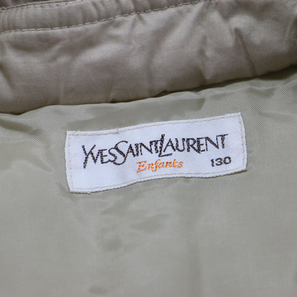 フード付き 中綿 Aラインコート / ジャケット 長袖 ミドル丈 ロゴ 刺繍