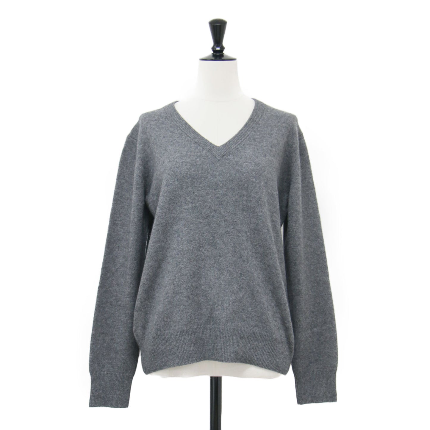 カシミヤ Ｖネック ニット / セーター プルオーバー 長袖 ハイゲージ