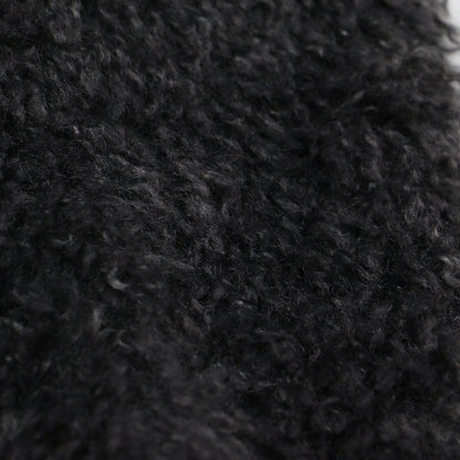 フェイクファーベスト / ジレ ミドル丈 クルーネック ノースリーブ スプリングホック