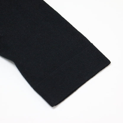 ハイゲージ ボタンレス カーディガン / UBCB W/SI ニット 長袖 ミドル丈 ウール シルク