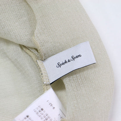 24秋冬 ハイネック ラメ プルオーバー / カットソー 長袖 タートルネック シアー コンパクト