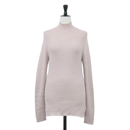 24秋冬 ハイネック リブ グリッター プルオーバー / AGING WOOL RIBNATURE TURTLE NECK ニット 長袖 コンパクト ウール