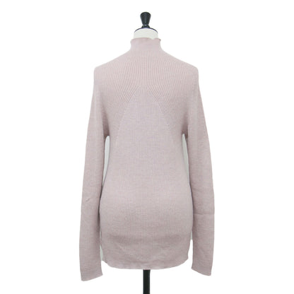 24秋冬 ハイネック リブ グリッター プルオーバー / AGING WOOL RIBNATURE TURTLE NECK ニット 長袖 コンパクト ウール